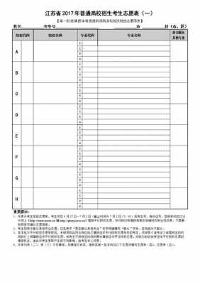 包含2017江苏志愿样表的词条