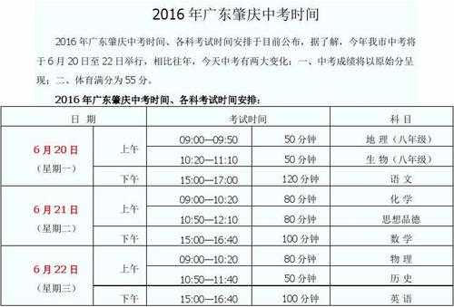 肇庆中考填报志愿2017（肇庆中考填报志愿）