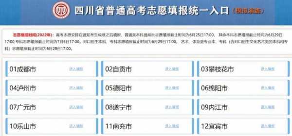 四川职业高中高考志愿填报（四川省职业高考）