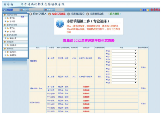 高考志愿排位填报（高考志愿排位填报流程）