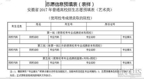 志愿预填表网上（网上填报志愿预填表）