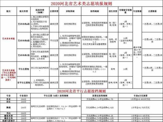 艺术生大学填报志愿（艺术生志愿填报规则）