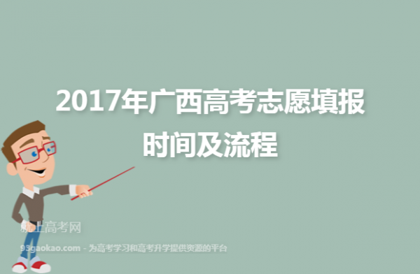 2017年广西志愿模式（广西志愿设置）