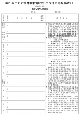 中考学生志愿报考表（中考报考志愿填报表）