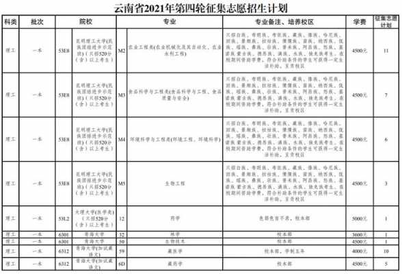 云南2本征集志愿（云南2021二本征集志愿时间）