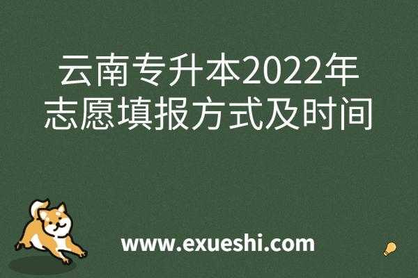 云南填报志愿（云南填报志愿时间2022）