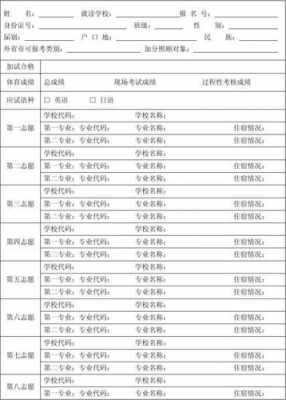 北京中学生报考志愿单（北京初中填报志愿）