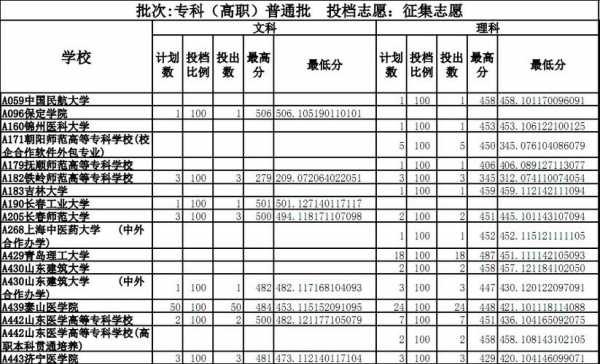 大专有多少志愿（专科学校有几个志愿）