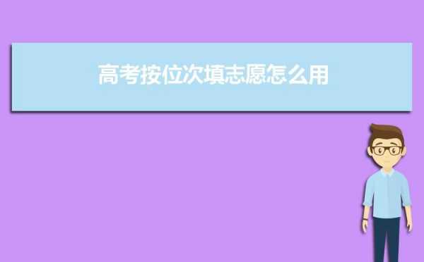 输入位次报志愿（填报志愿位次怎么看）