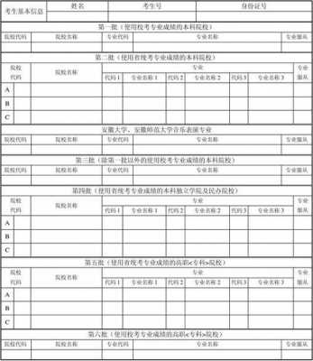 志愿预填表山东（山东志愿填报预填表）