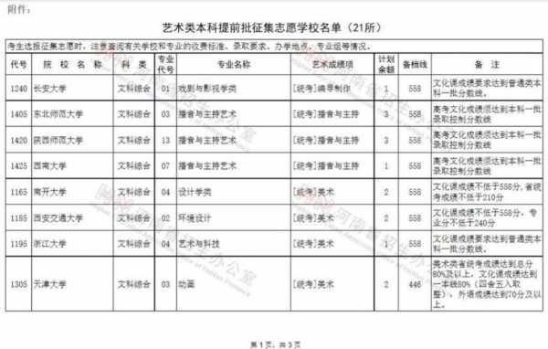 2020艺术类B段征集志愿名单（艺术类b段征集志愿学校名单）