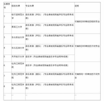 黑龙江省艺术生平行志愿（黑龙江省艺术类录取原则）