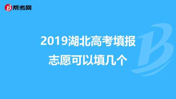 2019湖北志愿填报录取（2019湖北高考录取）