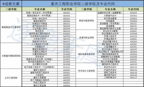 重庆工程学院历年的志愿（重庆工程学院志愿代码）