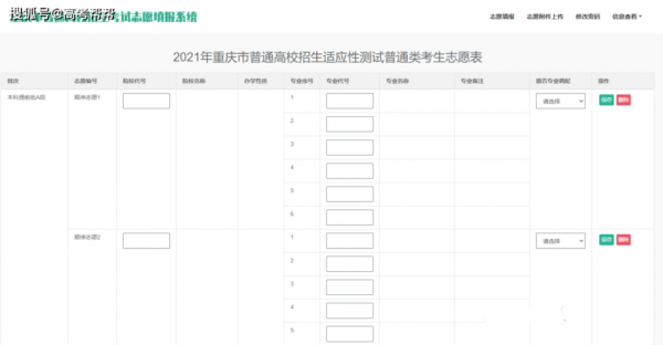 德阳高考模拟志愿投报（德阳2021中考志愿模拟填报）