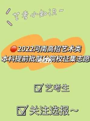 2019河南艺术征集志愿（2020河南艺术类征集志愿）