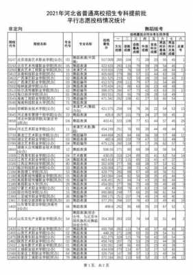 河北平行志愿美术生投档比（2021河北艺考平行志愿）