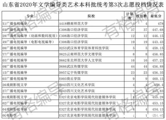 编导类填报志愿资询（编导生高考志愿填报指南2020）