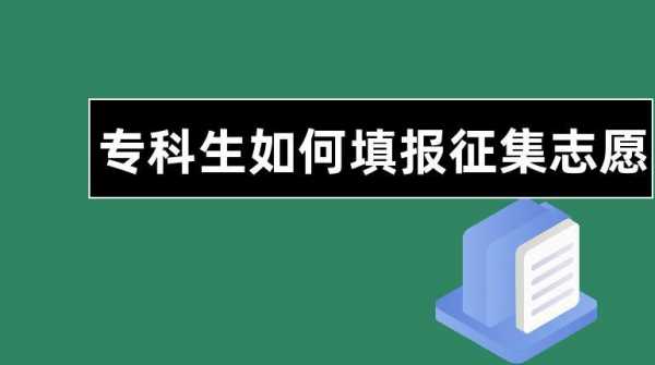 什么时候报考专科志愿（专科生什么时候报考志愿）