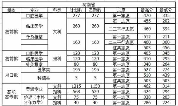 2017河南平行志愿投档线（河南平行志愿录取规则2020）