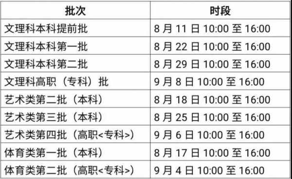 高考学生填报志愿时间（高考填报志愿时间节点）