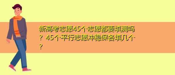 十个志愿冲稳保各几个（十个志愿冲几个稳几个保几个）