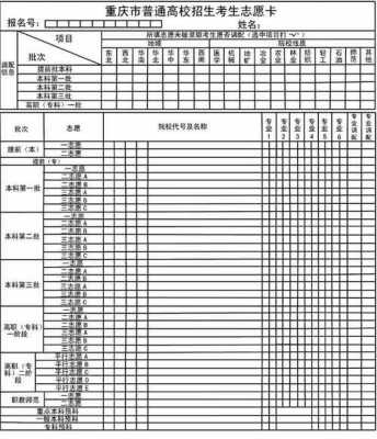 2018湖北高考志愿样本（2018湖北高考志愿样本图片）