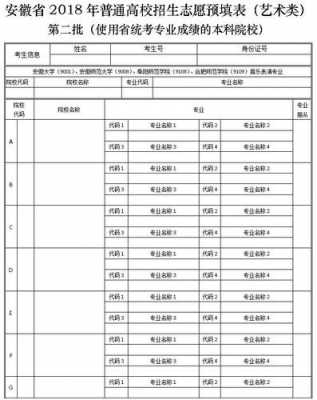 安徽省艺术生志愿录取原则（安徽艺术生高考志愿填报）