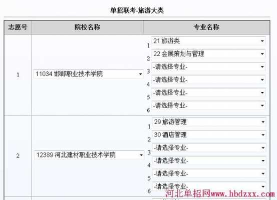 河北省单招志愿报考时间（河北省单招志愿报考时间表）