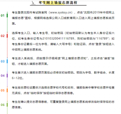 沈阳中考填报志愿网（沈阳中考填报志愿网址入口官网）