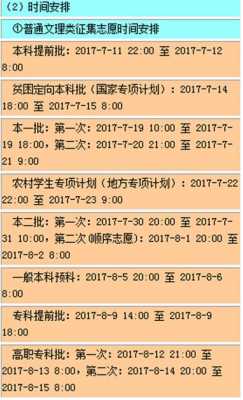 2017几号报志愿（2017志愿填报时间）