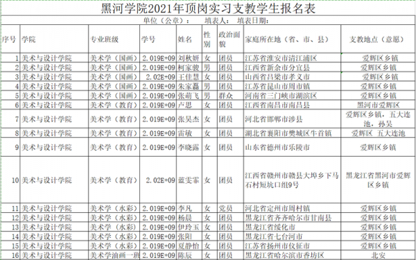 黑河学院征集志愿2017（黑河学院征集志愿2017年）