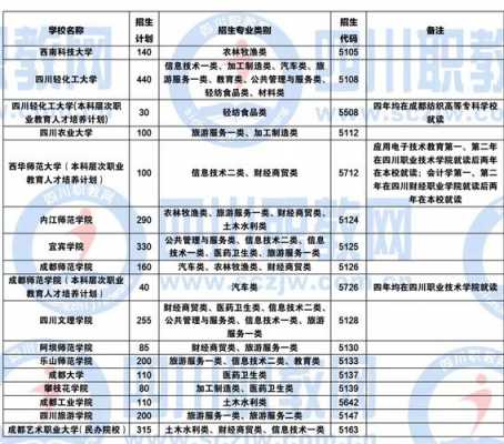 四川中职高考志愿能报几个（四川中职生高考可以考什么学校）