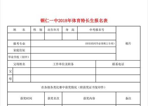 2017年体育特长报志愿（2020年体育特长生）