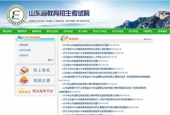 山东招生考试院网上报志愿（山东招生办志愿填报）