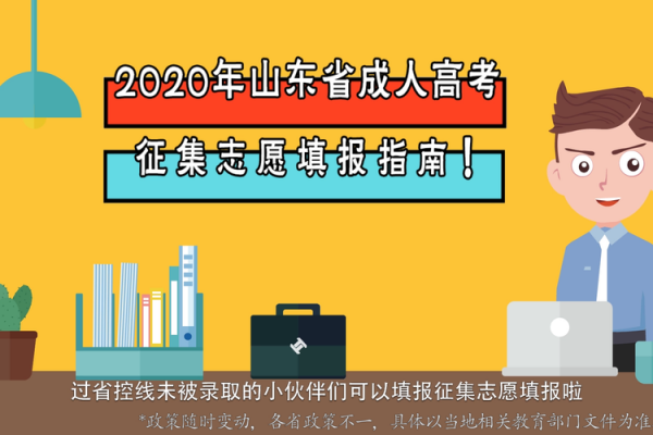 2016山东征集志愿（2020年山东省征集志愿）