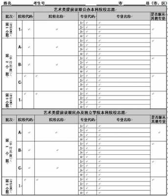 艺术志愿填报10个志愿（艺术志愿填报10个志愿怎么写）