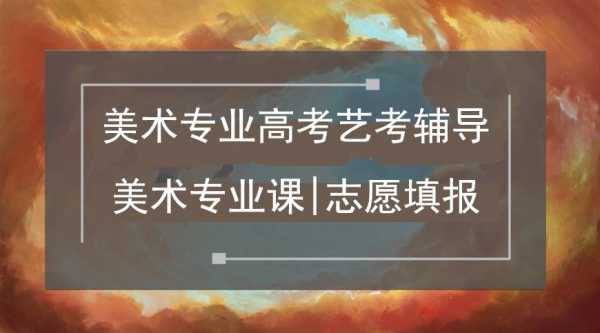 美术艺考志愿填报视频（美术艺考志愿填报视频大全）