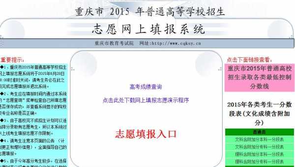 重庆考试院志愿填报（重庆考试院志愿填报官网）