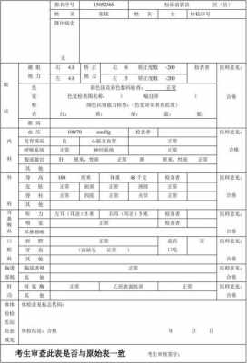 高考体检表志愿表证明（高考志愿体检结论怎么看）