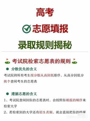 高考志冲填报志愿网址（高考志愿填报冲击规则）