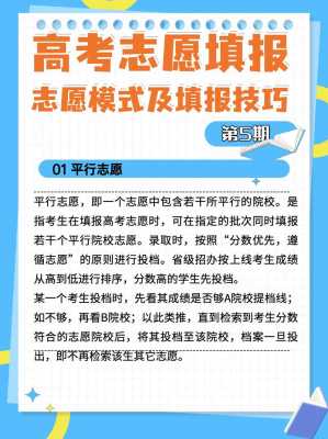 平行高考志愿怎么报（2021年高考平行志愿如何填报）