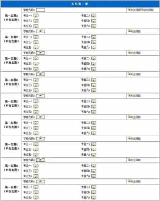 参考志愿报考（填报志愿参考）