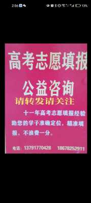 高考报考志愿电话（高考志愿填报服务电话）