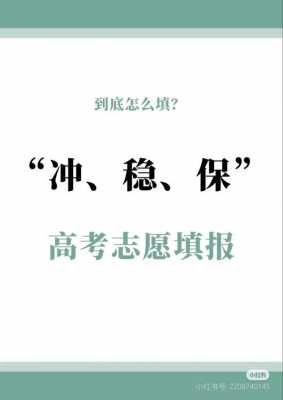 志愿冲一冲还填什么（志愿冲一冲有希望吗）