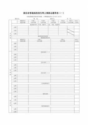 湖北网上志愿表（湖北省填写志愿网站网址）