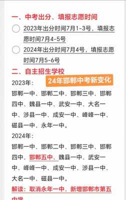 邯郸中考志愿出现你没选择（中考志愿为什么显示什么没填）